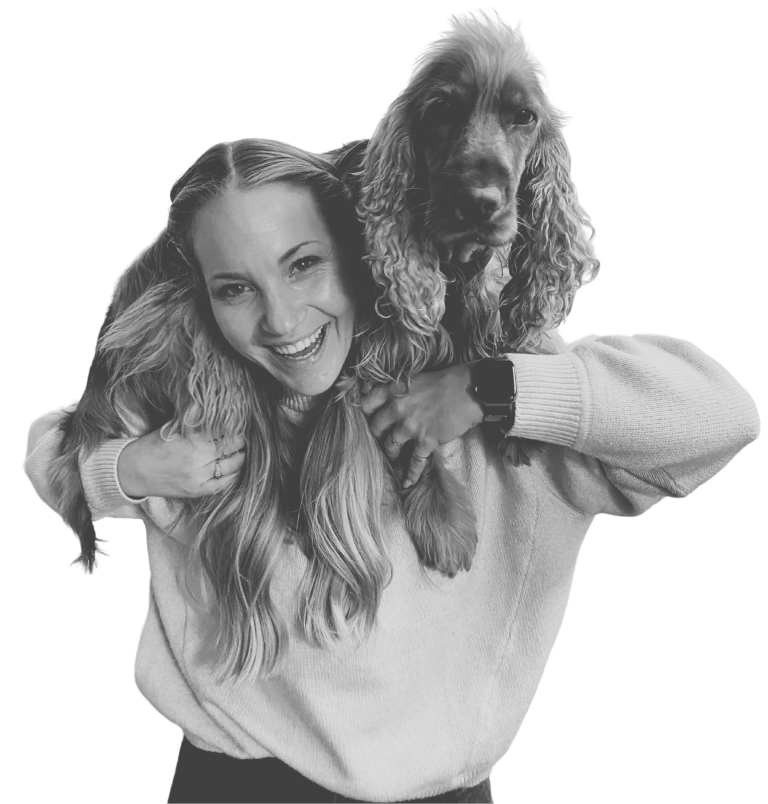 Daniela Blöcker & Hund Foto Ein Bild von Daniela Blöcker, und ihrem Cocker Spaniel Paul.