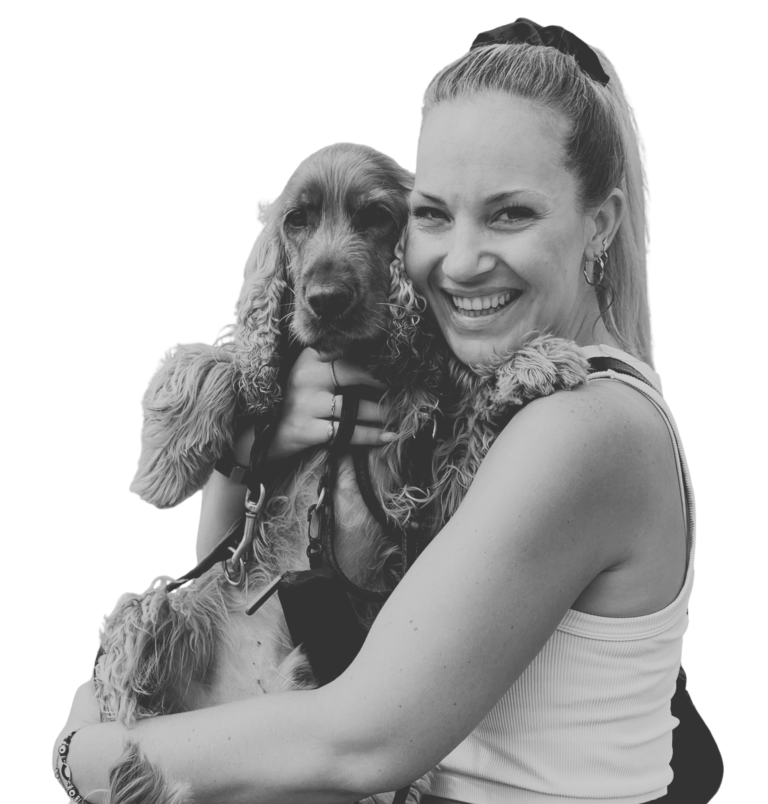 Daniela Blöcker & Hund Foto Ein Bild von Daniela Blöcker, und ihrem Cocker Spaniel Paul.
