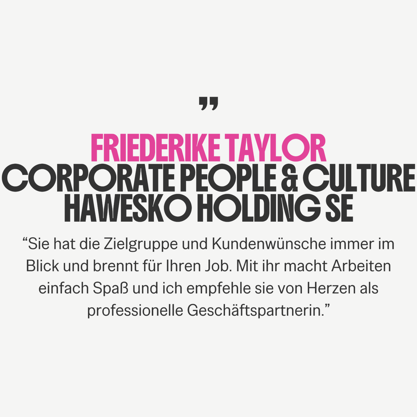 Zitat Frederike Taylor Zitat Frederike Taylor als Empfehlung