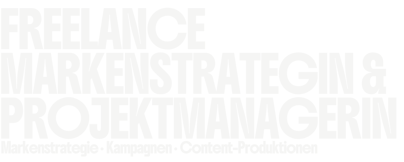 Freelance Markenstrategie und Projektmanagerin Daniela Blöcker – Freelance Markenstrategie und Projektmanagerin. Markenstrategie I Kampagnen I Content-Produktionen